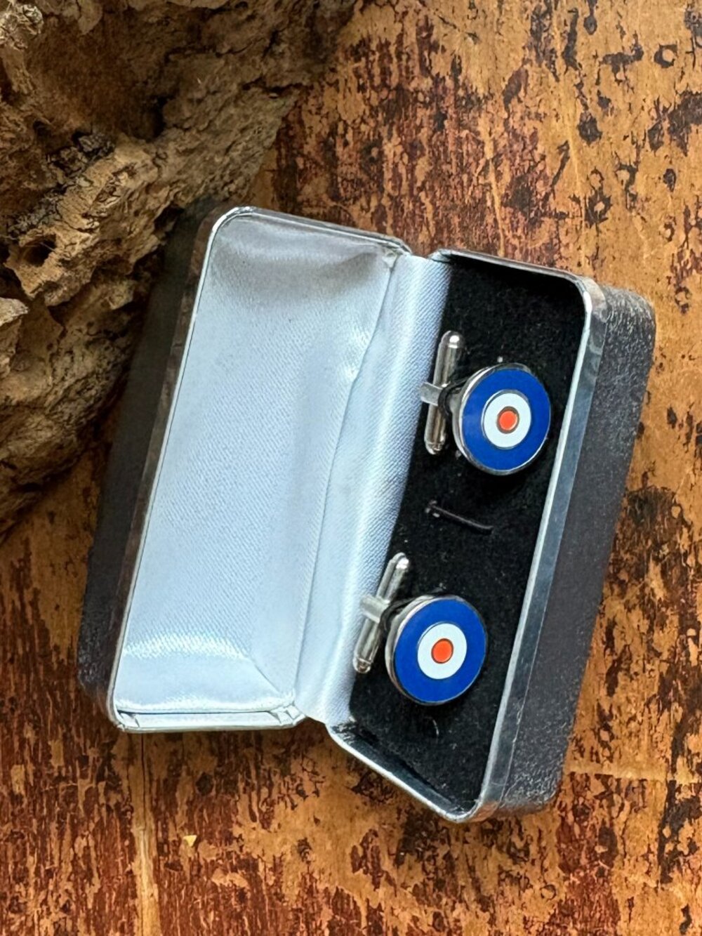 bullseye vintage cuff links, 3/$10